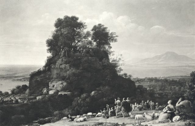 Frick Art Reference Library — Claude Lorrain. Sermon on the Mount — insieme